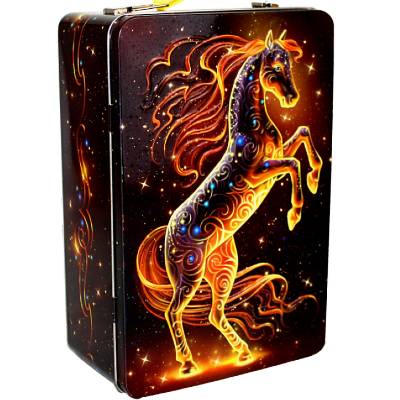 Сладкий подарок на Новый Год в жестяной упаковке весом 1000 грамм