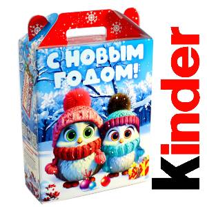 Детский подарок на Новый Год в жестяной упаковке весом 830 грамм по цене 3297 руб в Буйнакске