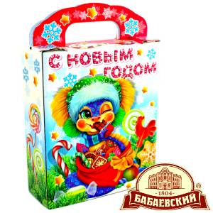 Детский подарок на Новый Год в мешочке весом 800 грамм по цене 1261 руб в Буйнакске