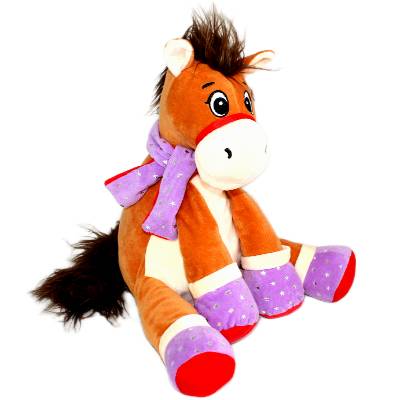 Сладкий подарок на Новый Год в мягкой игрушке весом 950 грамм