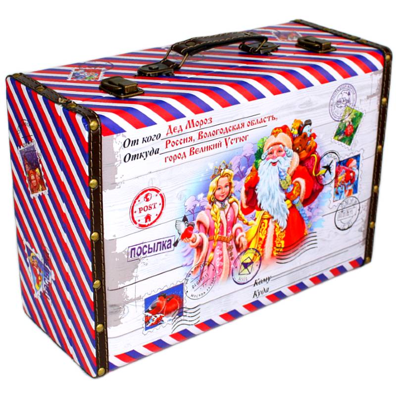 Сладкий новогодний подарок в элитной упаковке весом 2150 грамм