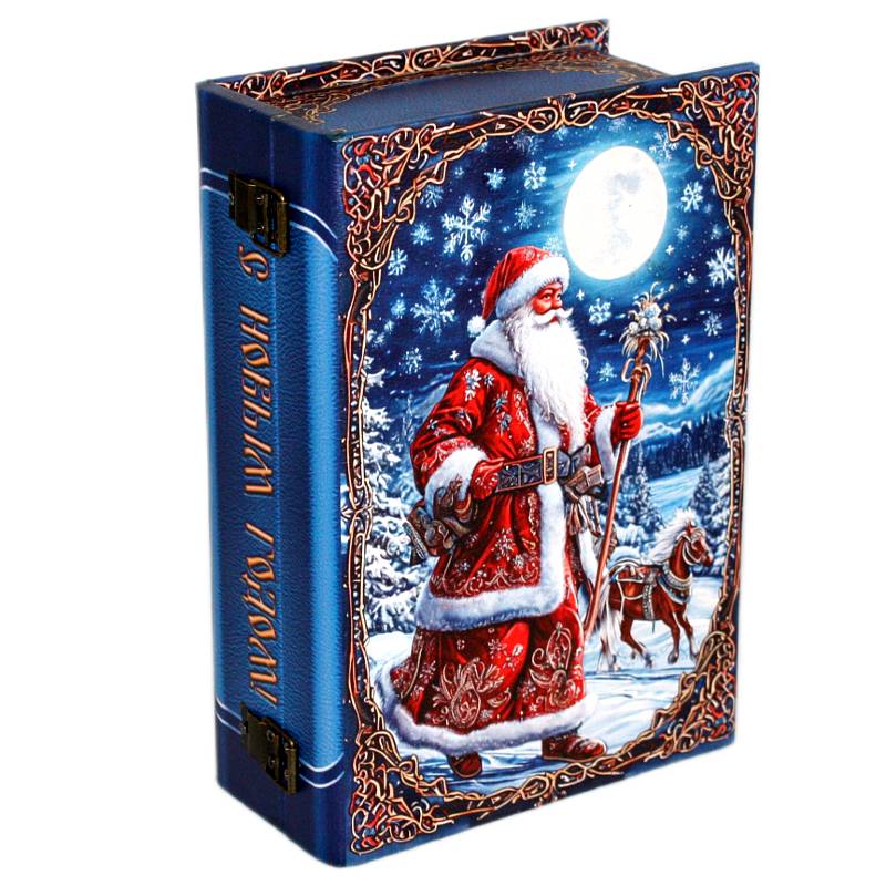 Сладкий новогодний подарок в элитной упаковке весом 700 грамм