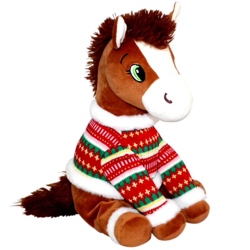 Детский новогодний подарок в мягкой игрушке весом 850 грамм